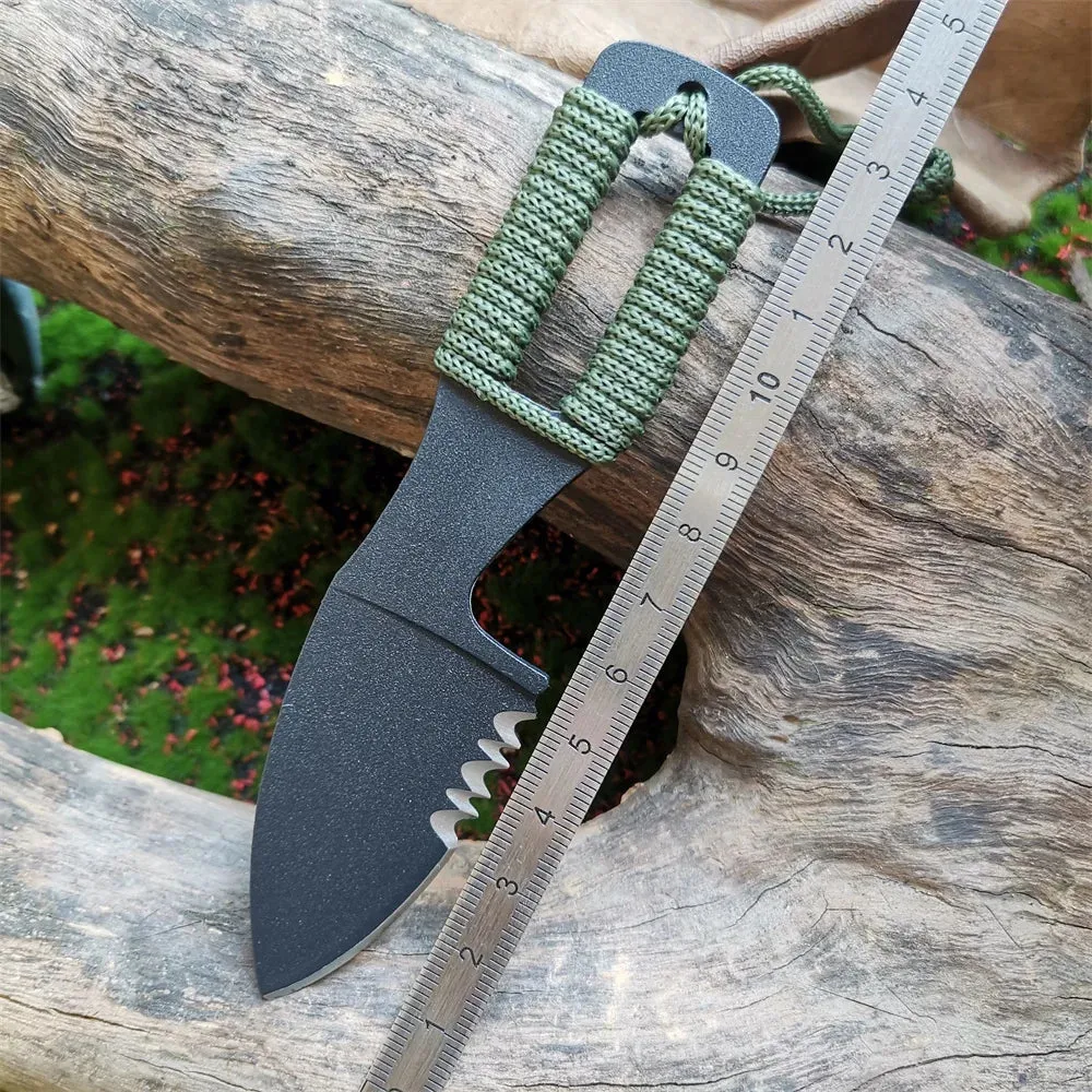 Fixed Blade Outdoor Survival Knife with Sheath for EDC