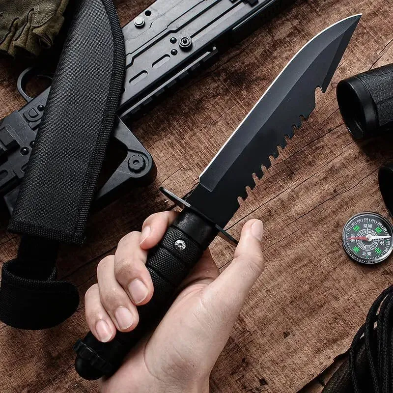 Fixed Blade Survival Knife for Camping and Outdoor Use