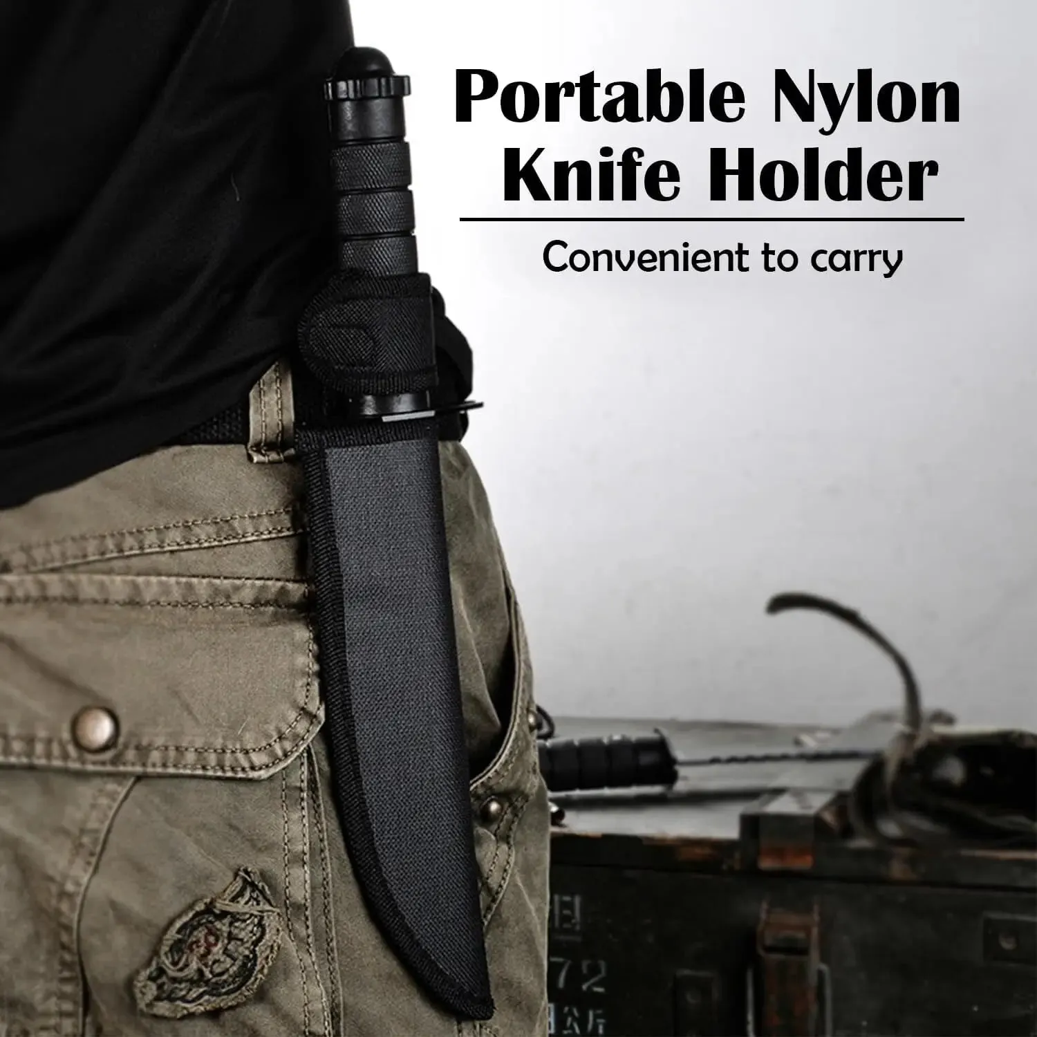 Fixed Blade Survival Knife for Camping and Outdoor Use