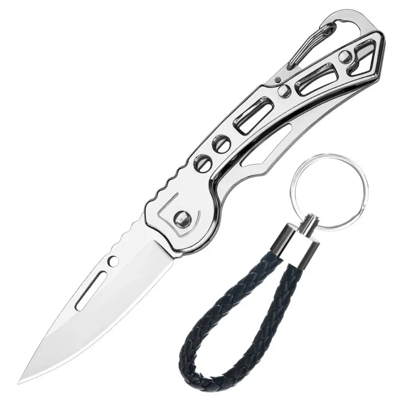 FL FLYWOD Folding Pocket Knife – Stainless Steel Survival Knife for Hunting & Camping