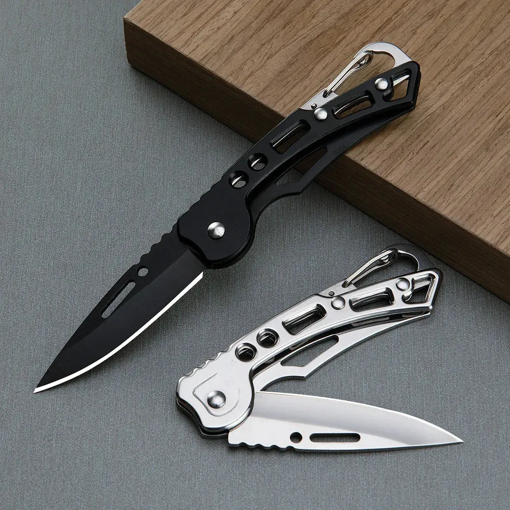 FL FLYWOD Folding Pocket Knife – Stainless Steel Survival Knife for Hunting & Camping