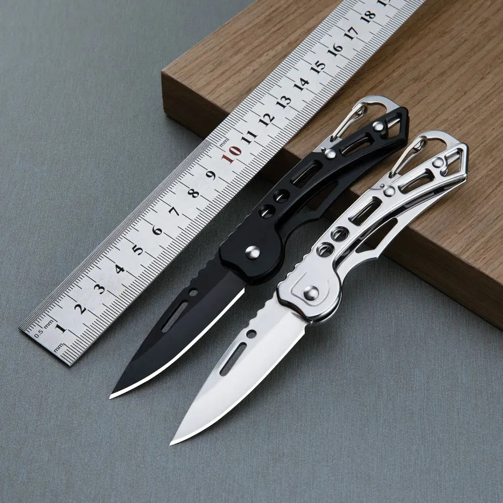 FL FLYWOD Folding Pocket Knife – Stainless Steel Survival Knife for Hunting & Camping