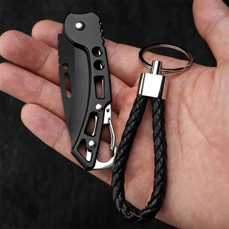 FL FLYWOD Folding Pocket Knife – Stainless Steel Survival Knife for Hunting & Camping