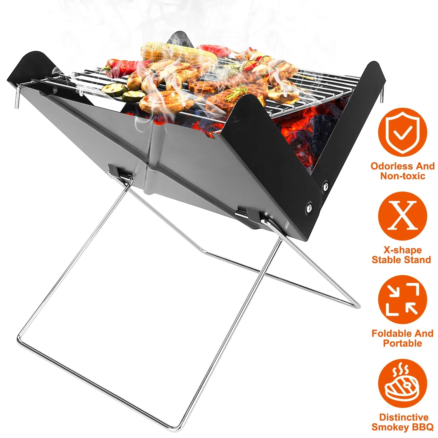 Foldable BBQ Grill