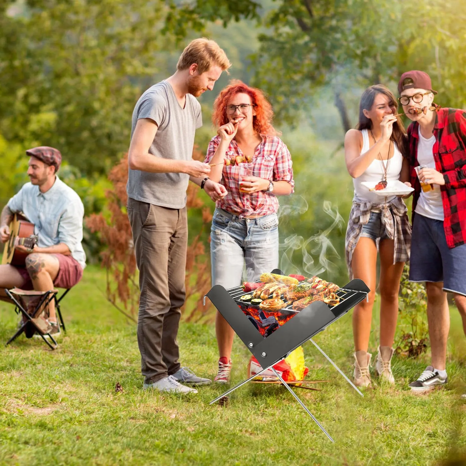 Foldable BBQ Grill