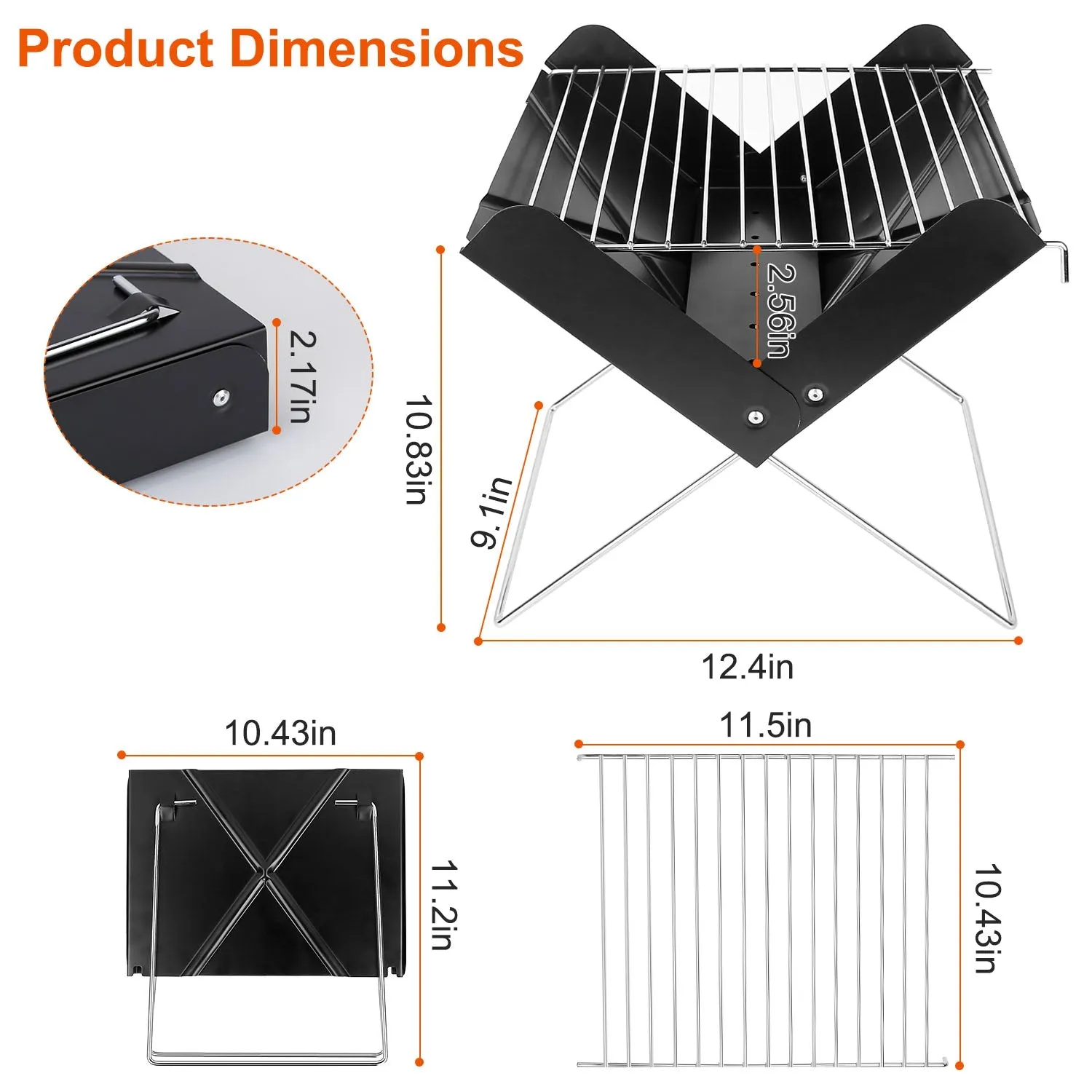 Foldable BBQ Grill