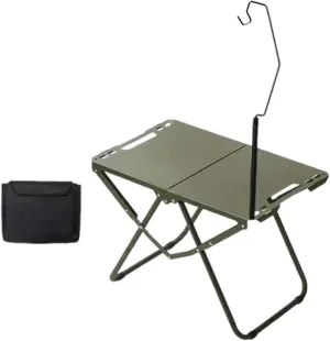 Foldable Camping Table Compact Stand Picnic Cooking Desk for RV Garden