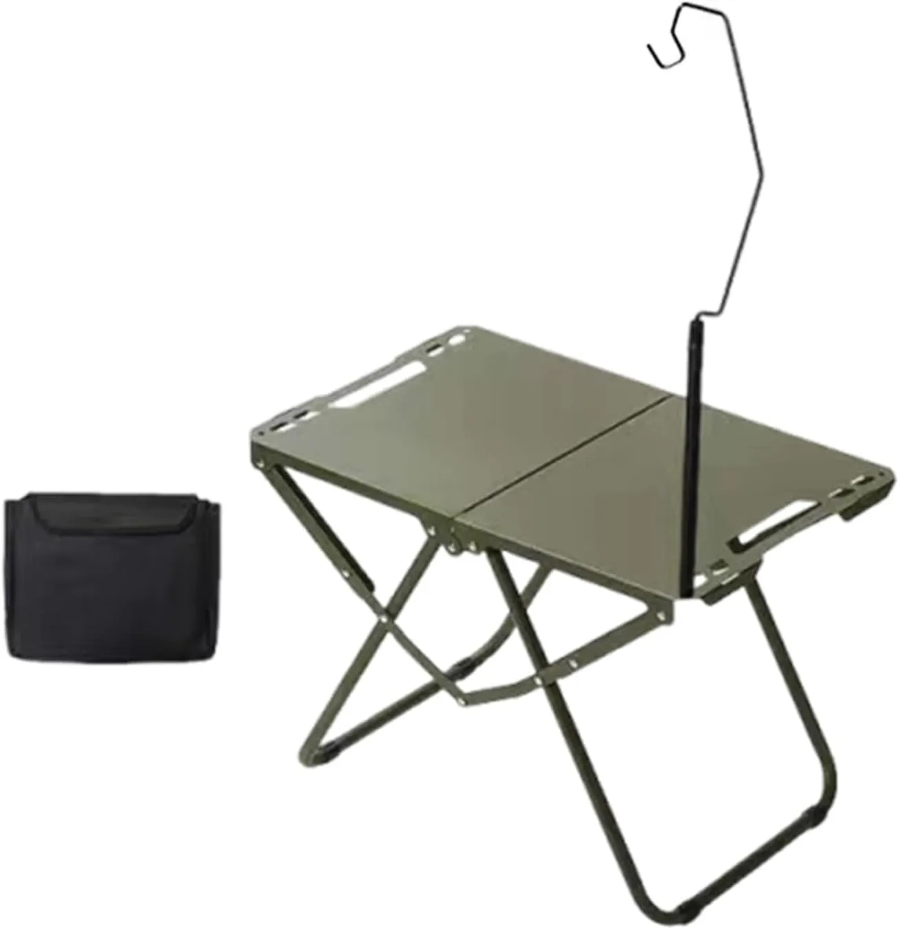 Foldable Camping Table Compact Stand Picnic Cooking Desk for RV Garden