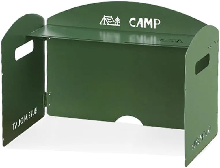 Foldable Camping Wind Shield Portable Gas Stove Windproof Screen for BBQ Cooking