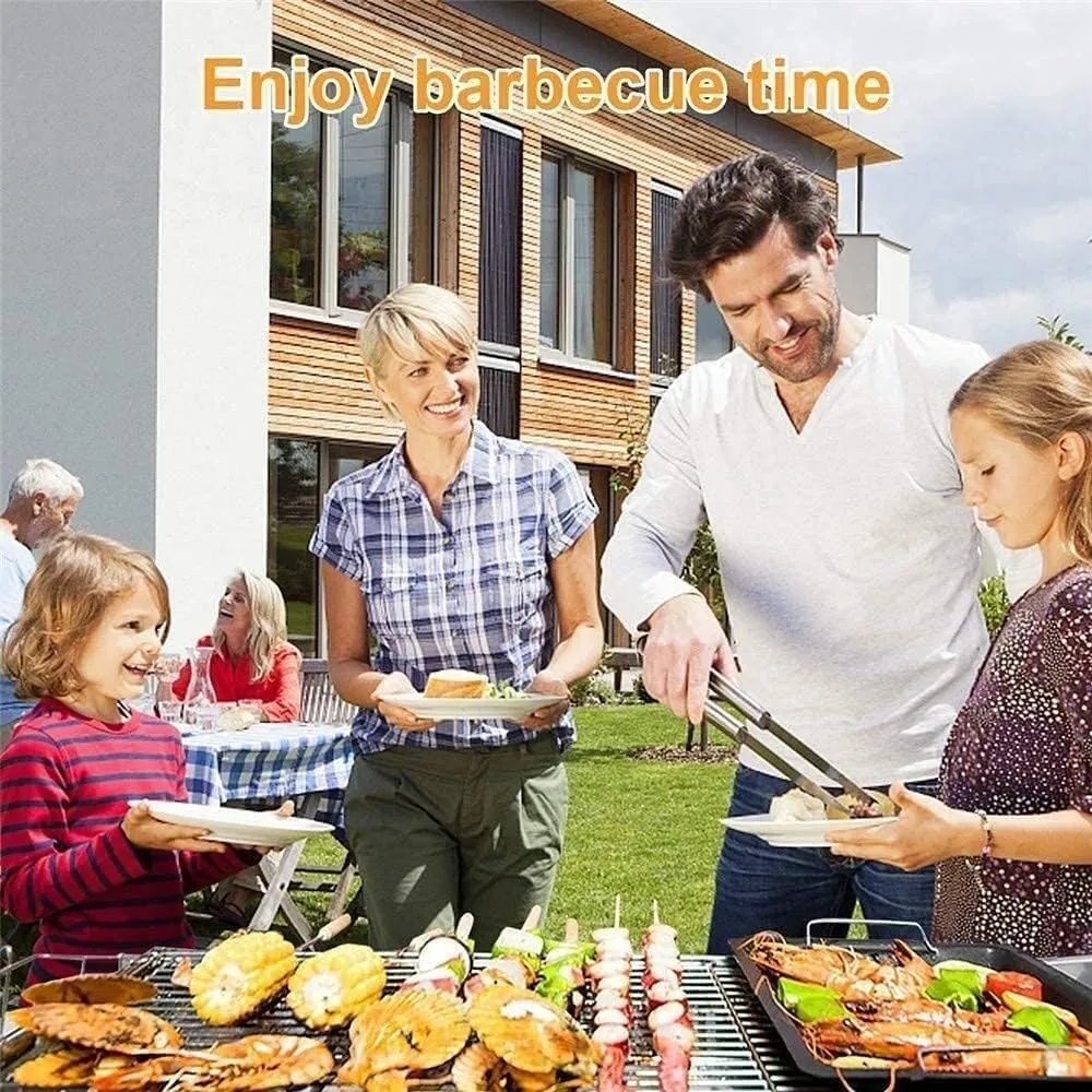 Foldable Charcoal BBQ Grill for 3-5 People, Portable Outdoor Picnic, Compact Table Garden, Camping & Parties