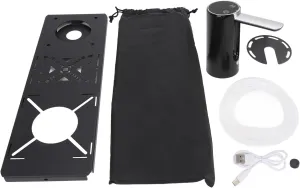 Foldable Electric Water Pump, Stainless Steel Camping Portable IGT Table Board with Storage Bag Spider Stove Accessories for Outdoor Camping