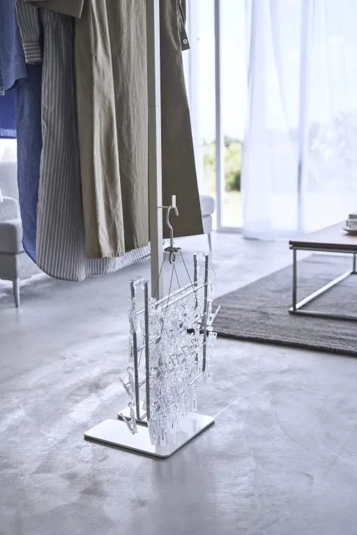 Foldable indoor drying rack - Tower - White
