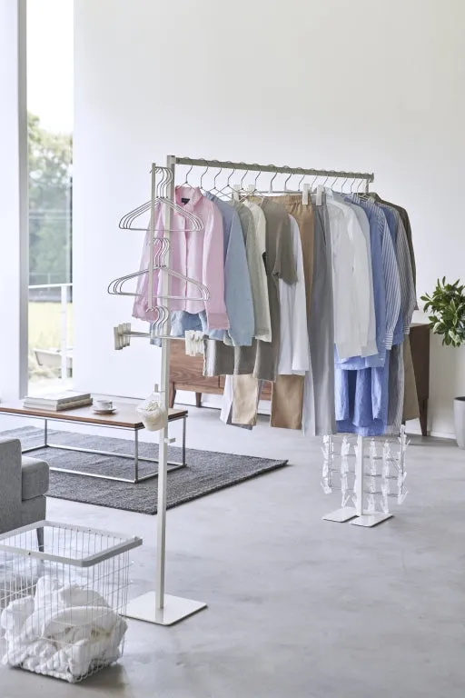 Foldable indoor drying rack - Tower - White