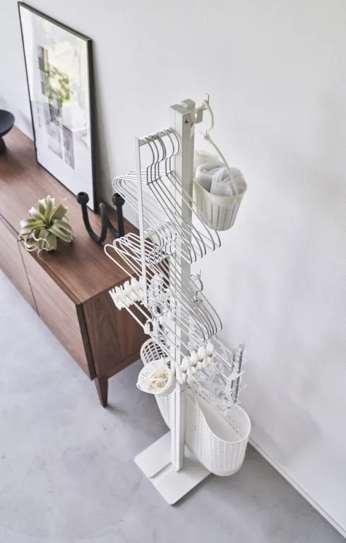 Foldable indoor drying rack - Tower - White