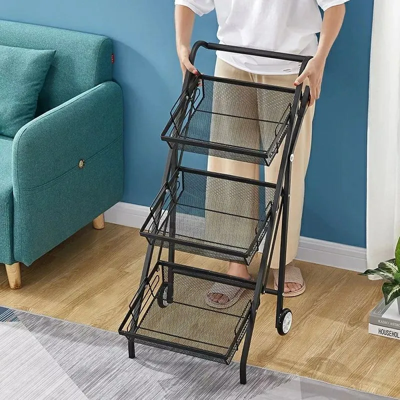 Foldable Metallic Kitchen Rack