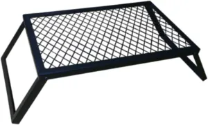 Folded Campfire Grill BBQ Grill Barbecue Grill Multipurpose,Camping Grill Grate for Outdoor Hunting Hiking Trip Adventures