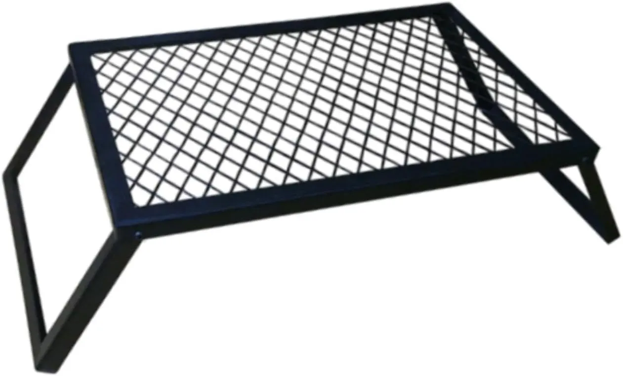 Folded Campfire Grill BBQ Grill Barbecue Grill Multipurpose,Camping Grill Grate for Outdoor Hunting Hiking Trip Adventures