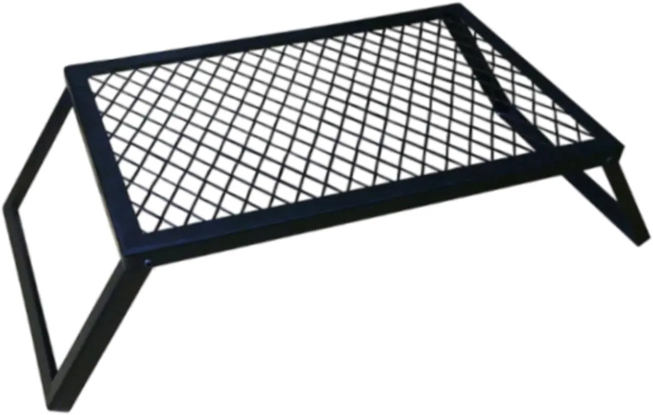 Folded Campfire Grill BBQ Grill Camp,Fire Cooking Rack,Portable Grate Camping Grill for Hiking RV Camping Outdoor Trip Picnic