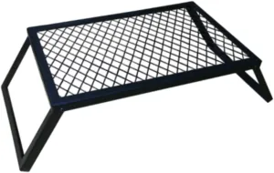 Folded Campfire Grill BBQ Grill Camp,Fire Cooking Rack,Portable Grate Camping Grill for Hiking RV Camping Outdoor Trip Picnic
