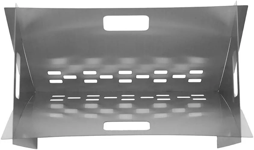 Folding Campfire Grill, Stainless Steel Portable BBQ Grill with Carrying Bag, Charcoal Grill for Camping, Picnic, BBQ, and Outdoor Cooking