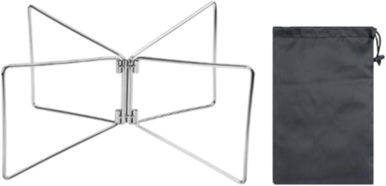 Folding Cooler Stand Luggage Rack Versatile with Storage Pouch Lightweight Compact for Picnics Steel Material Ice Box Stand