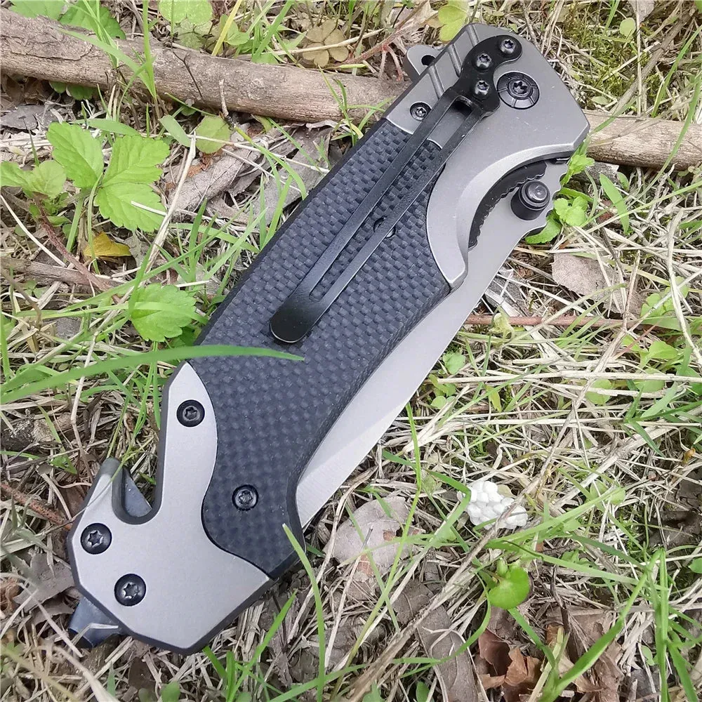 Folding Military Knife for Hunting and Survival