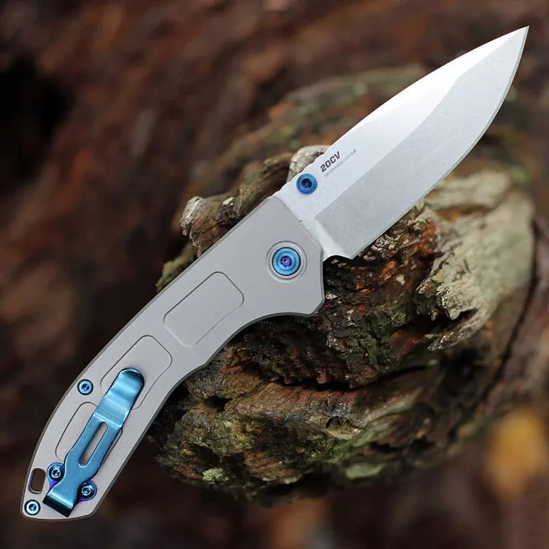 Folding Survival Knife with Drop Point Blade