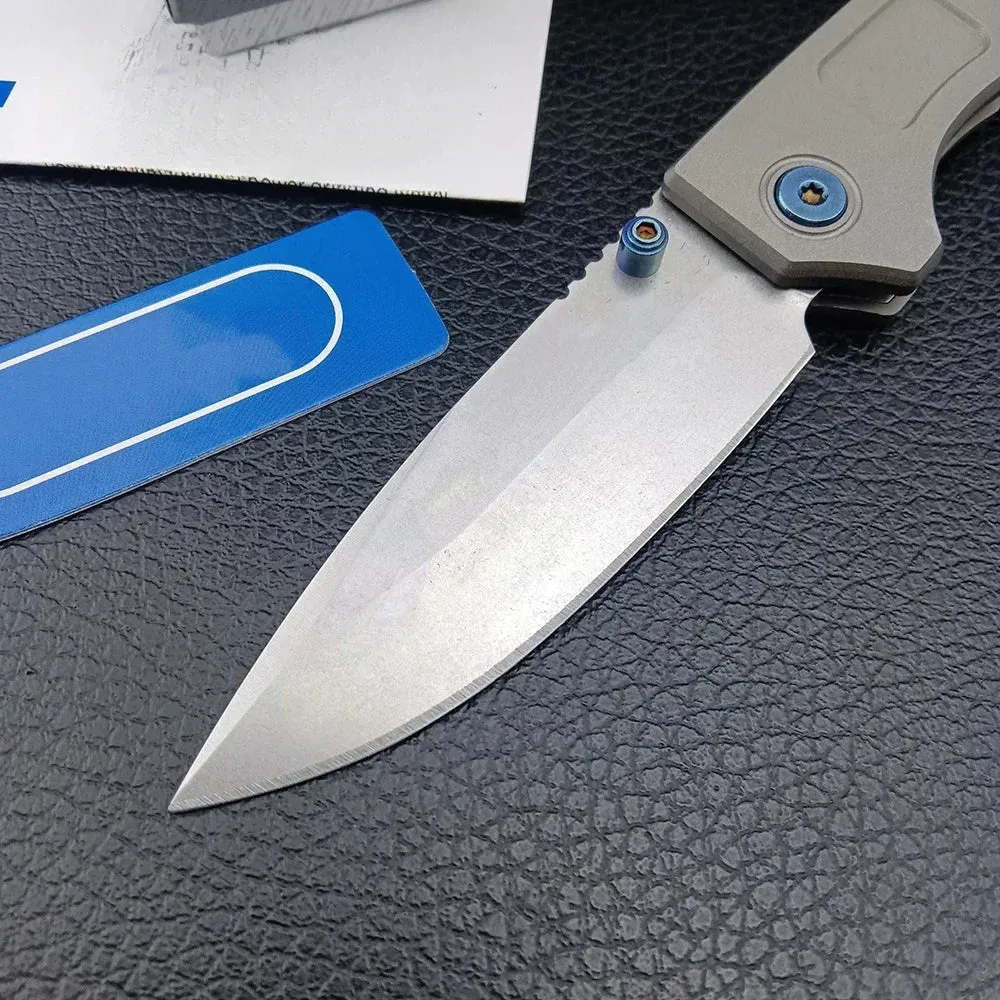 Folding Survival Knife with Drop Point Blade