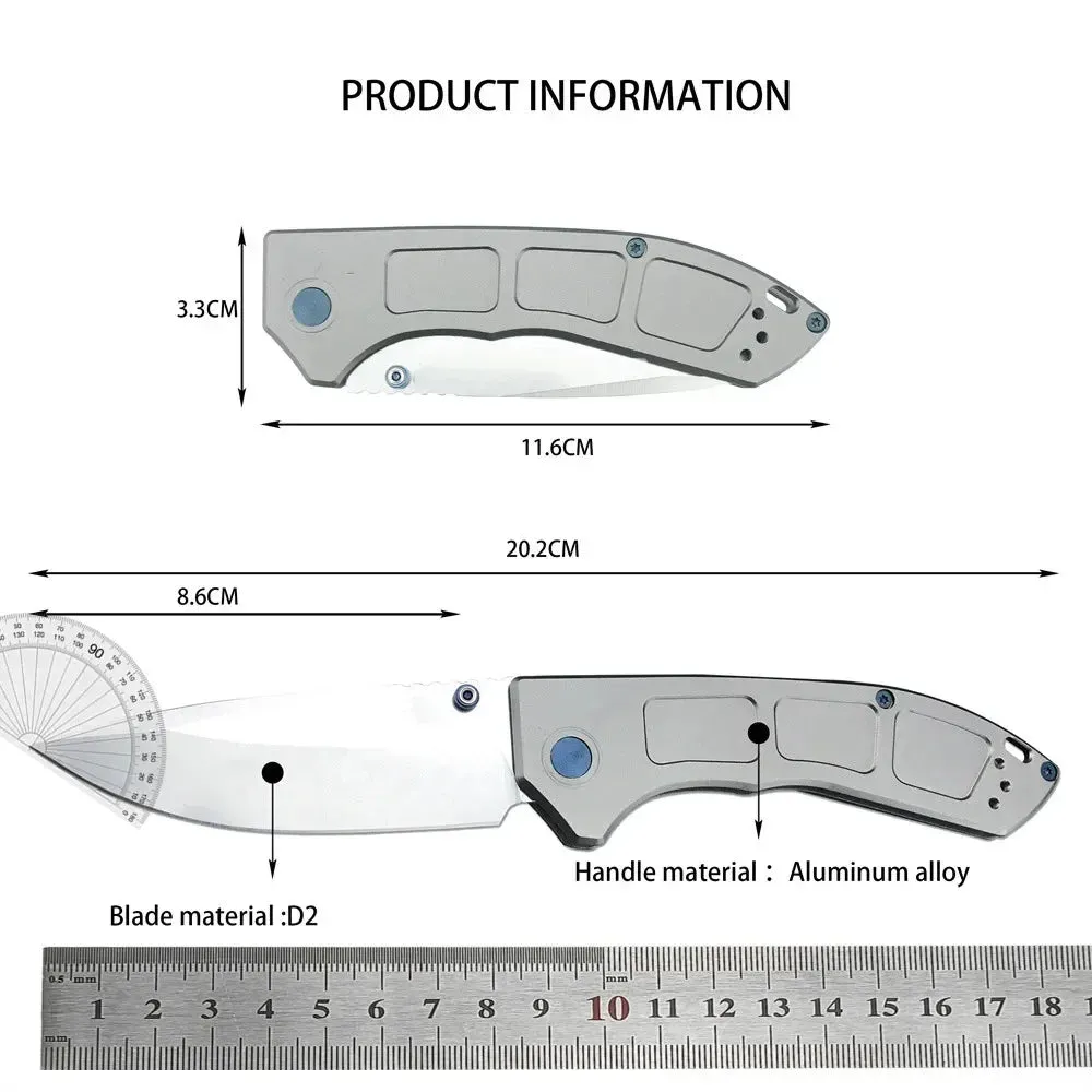 Folding Survival Knife with Drop Point Blade