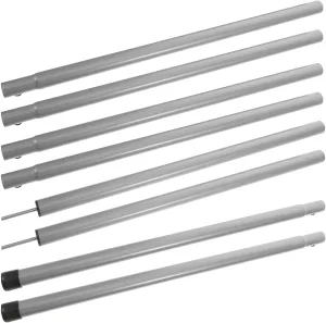 GALPADA Tent Canopy Support Rods 2 Pack 25mm Iron Rods 2.1m Tent Accessories Camping Tarp Support Tarp Holding Pole Versatile
