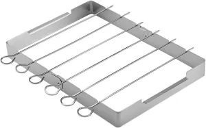GANAZONO 1 set Durable Stainless Steel Barbecue Rack Portable Folding Grill for Outdoor Use Heat Resistant Space Saving Design Safe Food Grade Materials for Camping Picnics