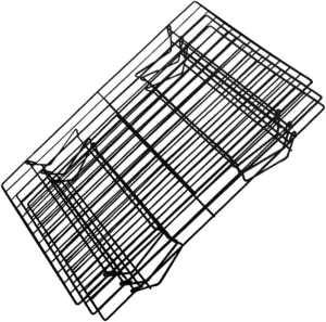 Garneck 3 Portable Folding Barbecue Grill Grate Layers BBQ Tool for Camping and Picnic Durable Lightweight for Outdoor Cooking