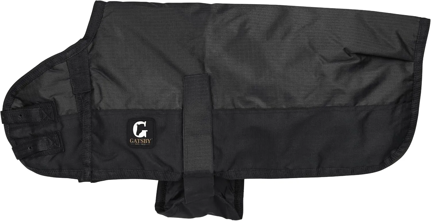Gatsby 600D Ripstop Waterproof Dog Coat M Black