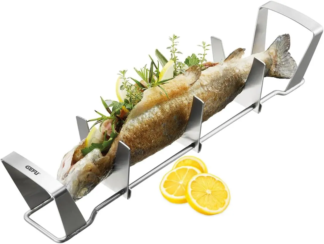 GEFU BBQ Fish Rack Stainless Steel