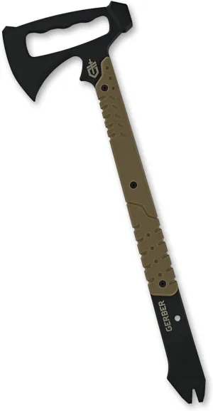Gerber Gear Downrange Tactical Tomahawk Survival Multitool, Camping Axe with Hammer Head and Steel Pry Bar, Includes Sheath with Integrated Molle Straps