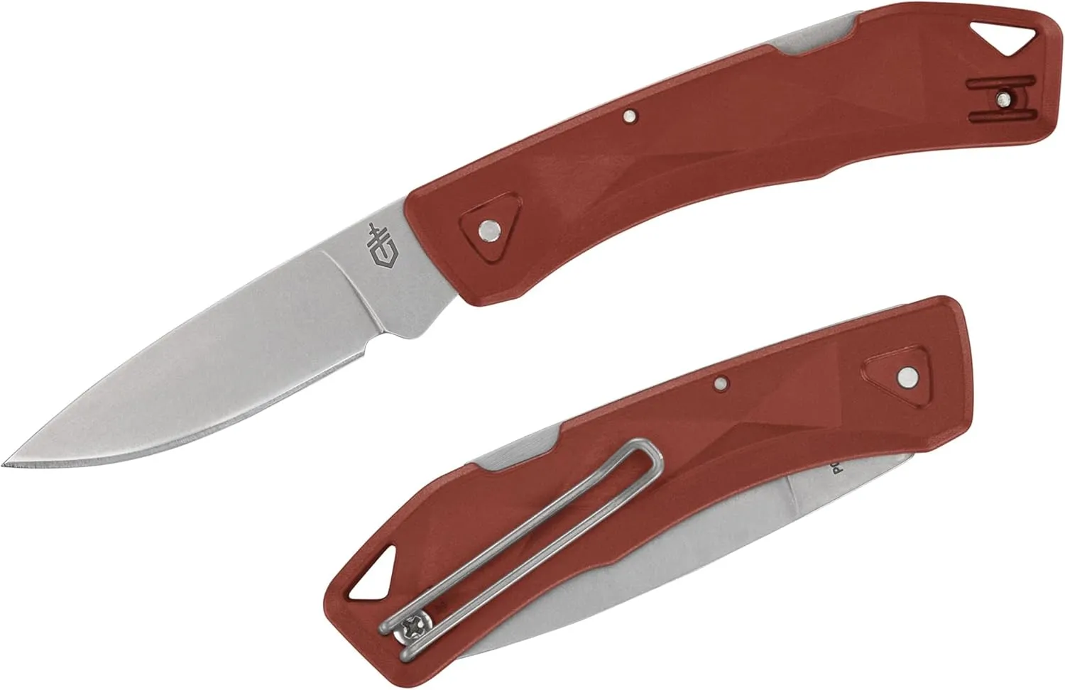 Gerber Gear LST Ultra - Lightweight EDC Knife - Survival Tactical Tool for Hiking, Camping & Outdoor - Compact Folding Pocket Knife - Stainless Steel Blade - Made in USA - Red