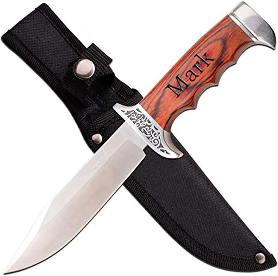 GIFTS INFINITY Personalized Laser Engraved FIXED BLADE KNIFE 10.25" OVERALL, Fathers Dad for Day, Groomsmen Gift, Graduation Gifts, Gifts for Men, (HK-783)