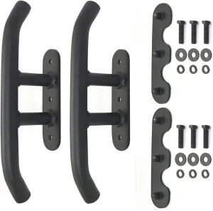 Go Rhino XRS Reel Handles (Pair) | Mild Steel, Textured Black | 5950100T | Fits The Go Rhino XRS Overlanding Xtreme Rack for Mid/Full-Sized Trucks (5950000T, 5951000T, 5952000T)