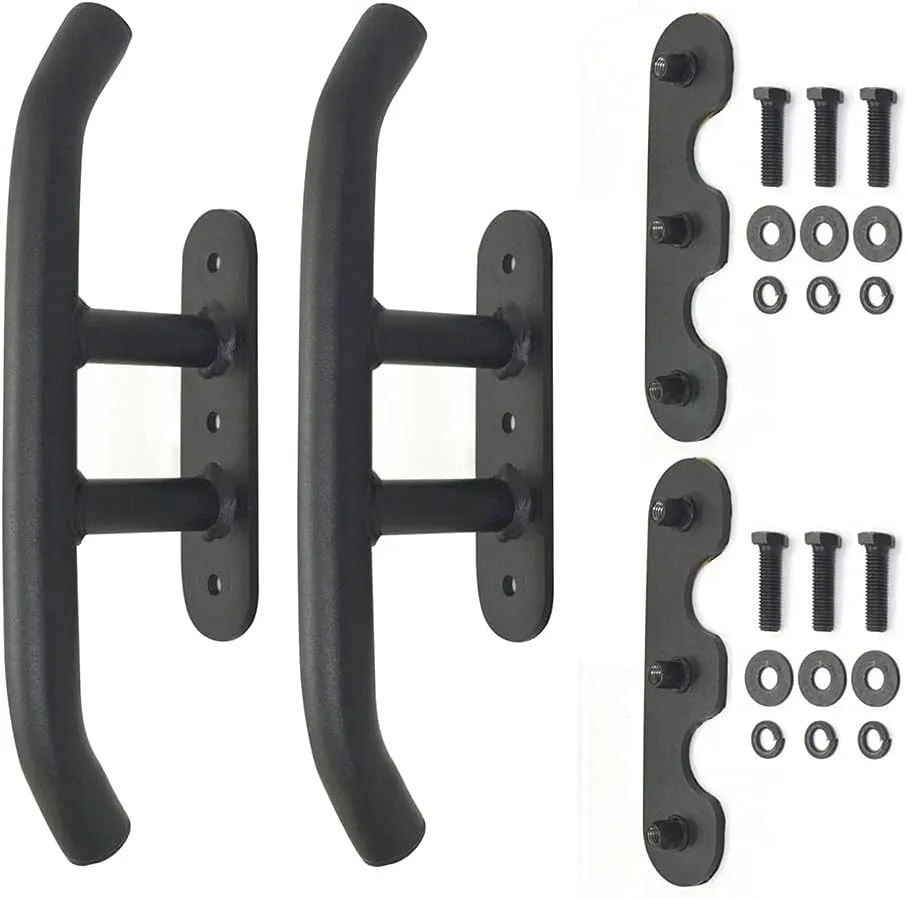 Go Rhino XRS Reel Handles (Pair) | Mild Steel, Textured Black | 5950100T | Fits The Go Rhino XRS Overlanding Xtreme Rack for Mid/Full-Sized Trucks (5950000T, 5951000T, 5952000T)