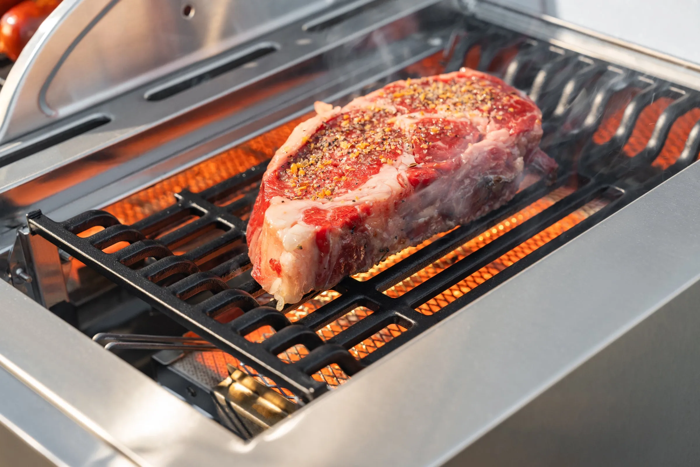 Gourmet Pro 6-Burner Stainless Steel Gas Grill with Searing Side Burner