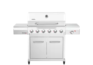 Gourmet Pro 6-Burner Stainless Steel Gas Grill with Searing Side Burner