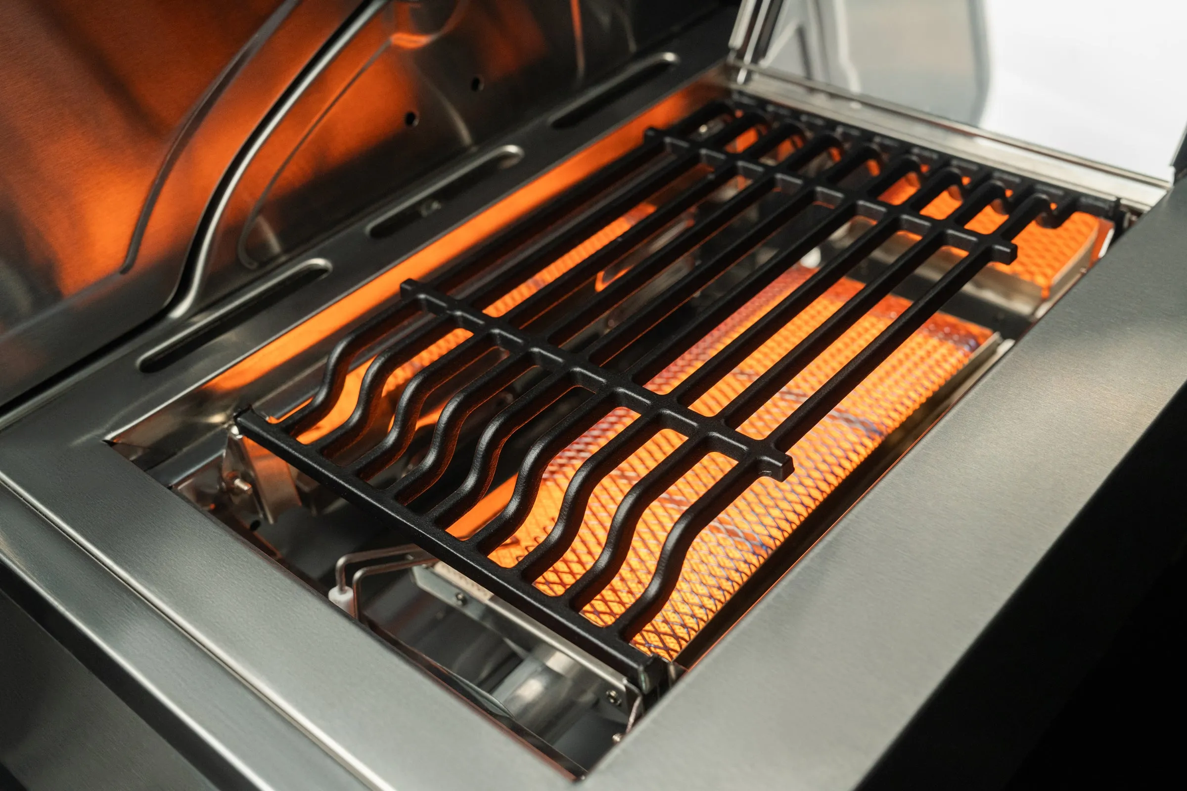 Gourmet Pro 6-Burner Stainless Steel Gas Grill with Searing Side Burner