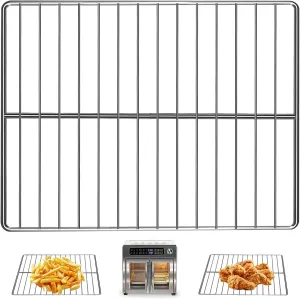 Grill Rack for Emeril Lagasse 26 QT Extra Large Air Fryer, 12.5''*11.5'' Stainless Steel Air Fryer Accessories Roasting Steamer Wire Rack
