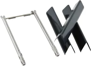 Grill Replacement Parts for Weber Spirit 200, Spirit E210 E220 S210 S220, Spirit II E-210, 15.3 Inch Porcelain Steel Flavorizer Bars part # 7635, Burner Tube # 69785 Heat Plate