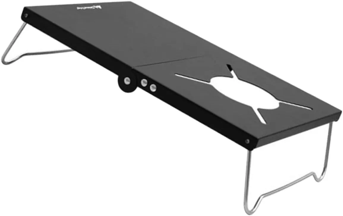 Grill Tables for Outside Portable Camping Table Outdoor Folding BBQ Stainless Steel Frame