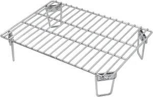 Grills Upper Rack for Green Mountain Davy Crockett Grill, Heavy-Duty Stainless Steel Grill Warming Rack Accessories, GMG-6016 Replacement Parts for GMG Trek Pellet Grill, Adding More Cooking Space