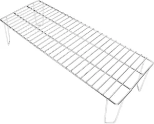 GRISUN Grill Warming Rack for Green Mountain Daniel Boone Pellet Grill, Stainless Steel Upper Rack, Heavy-Duty Grill Rack Accessories, Replacement for GMG-6008, Silver