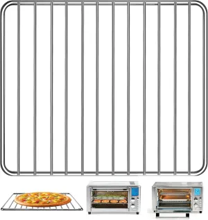 GXF Air Fryer Wire Rack for Emeril Lagasse Everyday 360 Air Fryer, Stainless Steel Air Fryer Accessories Grill Racks Replacement Parts, Not fit for Emeril Lagasse 26 QT 25 QT French Door Extra Large