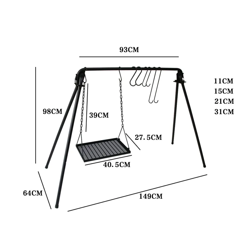 Hanging Campfire Cooking Rack