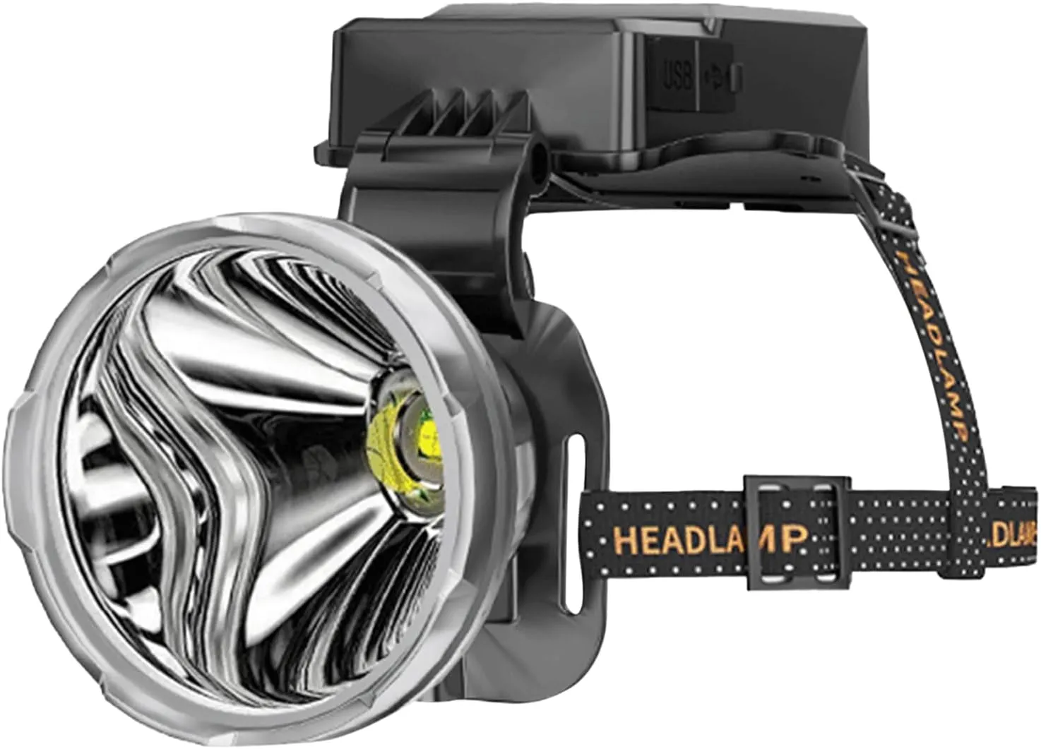 Headlamp Rechargeable, 1200 Lumen Ultra Bright LED Head Lamp Flashlight with Motion Sensing Switch, 3 Modes Head Lights for Outdoor Camping Fishing Running, Solar Power & USB Rechargeable